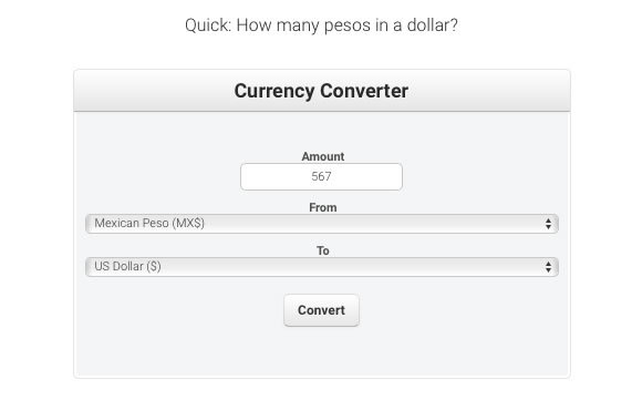 Currency Calculator